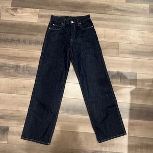 Uniqlo high rise baggy jeans